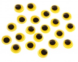 Floating Eyes, Yellow, 7 mm